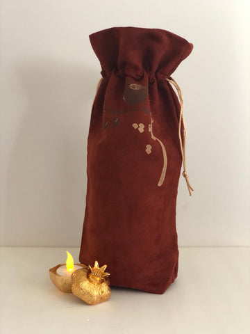 burgundy Wine Bag