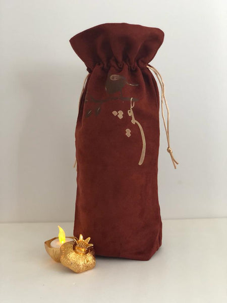 burgundy Wine Bag