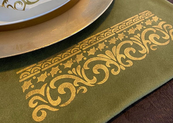 Green Placemats & Runner Set